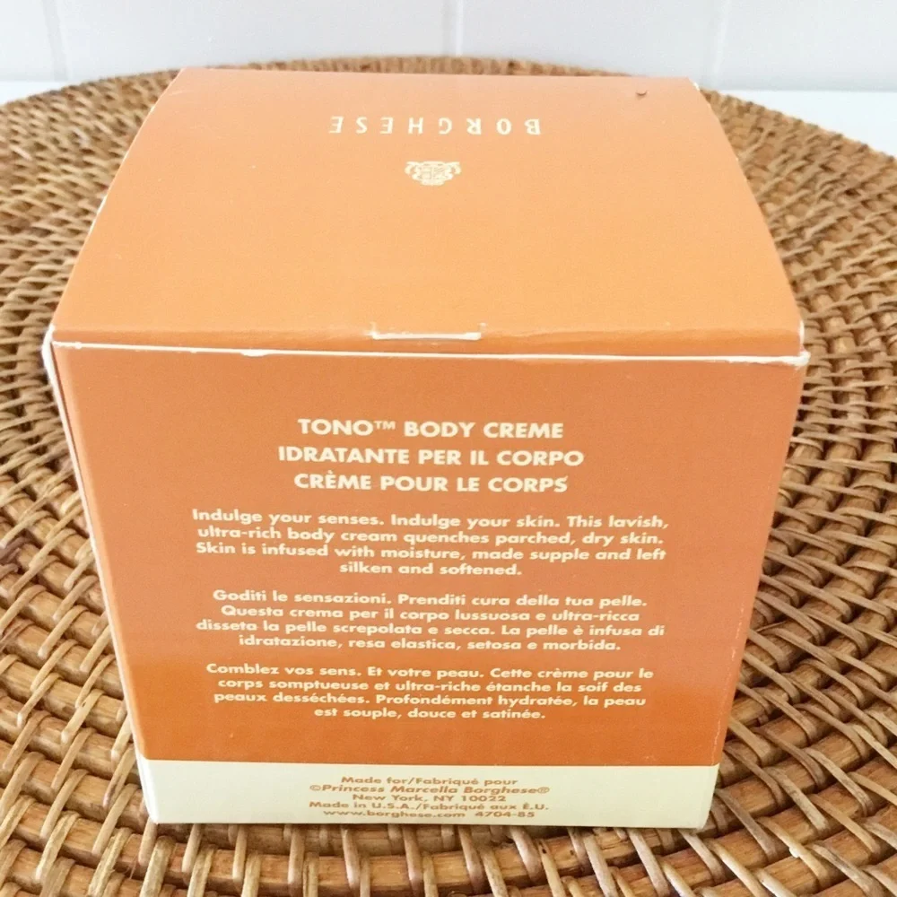Borghese Bagno Di Vita Body Creme Jar Spa Tono New Rare
